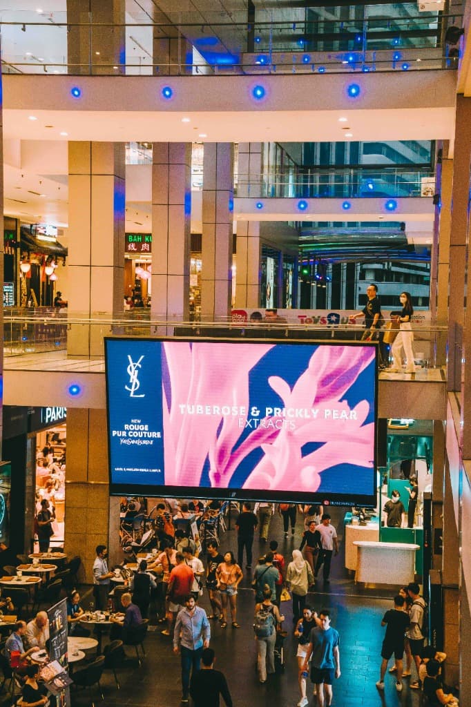 VIVA Nexus COB Micro-LED Screen in Luxury Commercial Mall